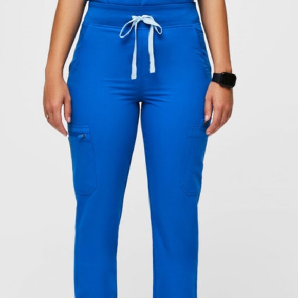 Figs High Waisted Yola Skinny Scrub Pants - Picture 1 of 4